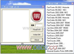 FIAT KM Program TOOL via OBD2