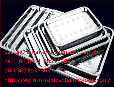 stainless steel medical trays