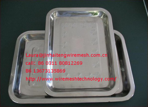 stainless steel food tray