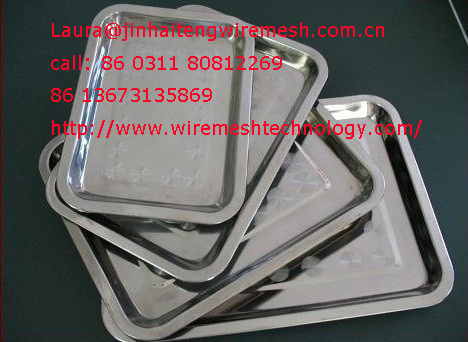 Stainless steel tray