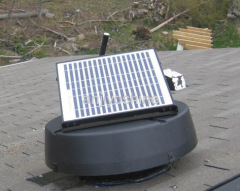 solar powered attic fan