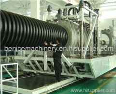 Double wall corrugated pipe making equipment