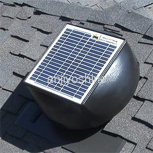 solar roof fan