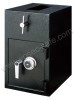 Rotary hopper depository safe