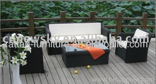 rattan patio furniture wicker sofa set