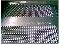 Anti-skid perforated plate