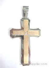 stainless steel cross pendants