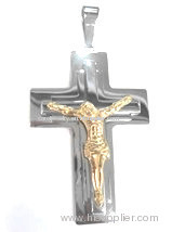 stainless steel cross pendants