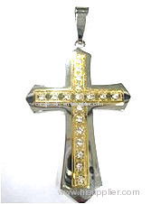 stainless steel cross pendants