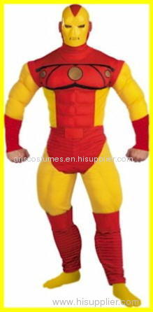 iron man costume, superhero costume party costumes,Traje de la mascota