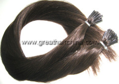 Prebonded human hair extension Keratin hair extension