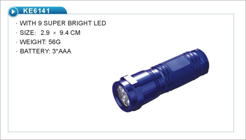 fashionable 9 LED flashlight