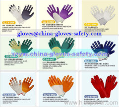 Coated work glove