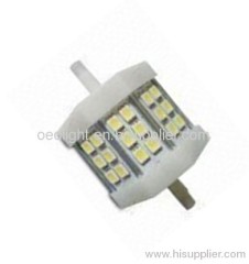 dimmable 78mm R7s LED bulb to replace 45W traditional halogen lamp