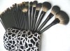 40pcs sable hair makeup brush set