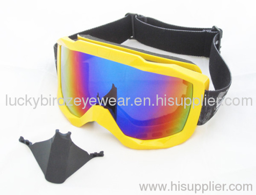 ski goggles with nose protection