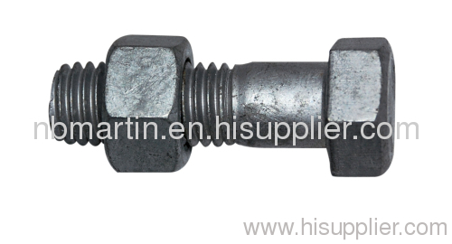 High Strength carbon steel partial threaded hex bolt DIN931