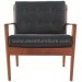 Grete Jalk Danish leather armchair