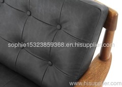 Grete Jalk Danish leather armchair