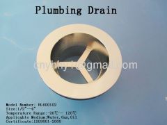 Brass drain is used in floor ,basin,sink,bathtub