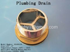 Brass drain is used in floor ,basin,sink,bathtub