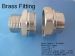 Brass union pipe fitting