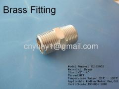 Brass pipe fitting