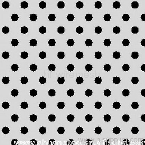 Perforated metal sheet