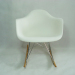 Eames molded plastic armchair-Rocker chair