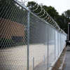 galvanized chain link fence