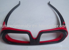 New model Extended viewing range 3d active glasses for cinema which compatible for 3D cinema active system