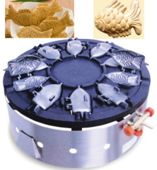 Gas fish shape waffle baker