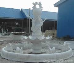 marble fountain