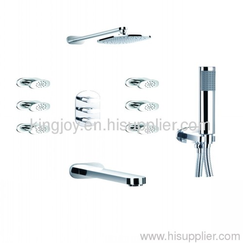 Concealed thermostatic bath/shower mixer