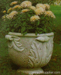 marble flowerpot