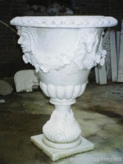 marble flowerpot