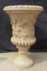 marble flowerpot