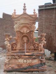 marble wall fountain