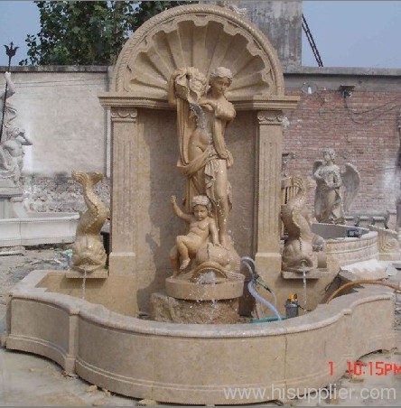 marble wall fountain