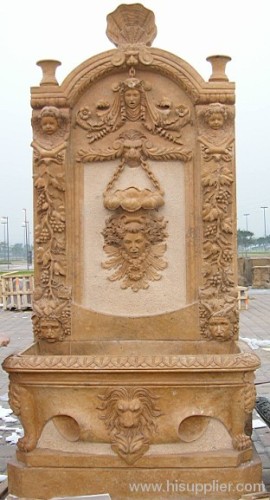 marble wall fountain