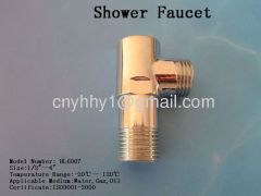 Brass shower faucet