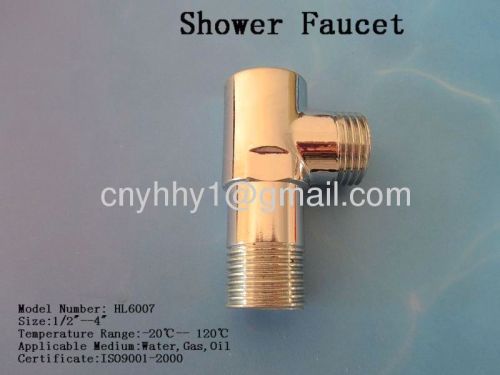 Brass shower faucet