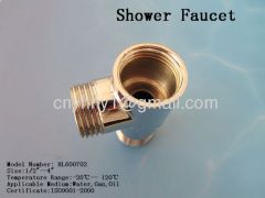 Brass shower faucet