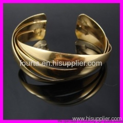 fallon simple 18k gold plated bangle
