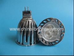 Aluminum 3x2W MR16 LED spotlight