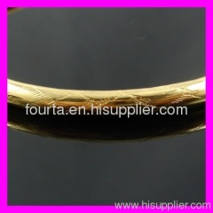 simple 18k gold plated bangle