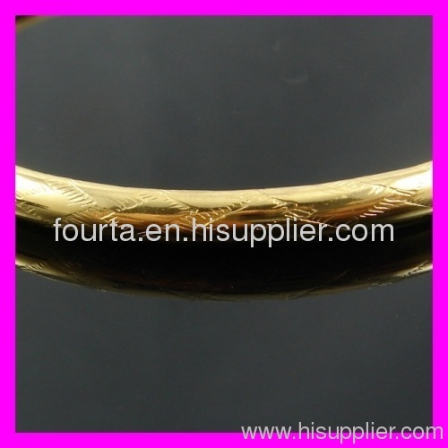 simple 18k gold plated bangle