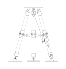 Tripod Hoist Stand with winch