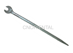 Light extended handle wrench with one sharp end and open end for M16 ~ M27