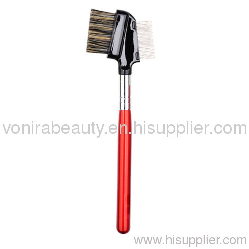 Eye grooming brush